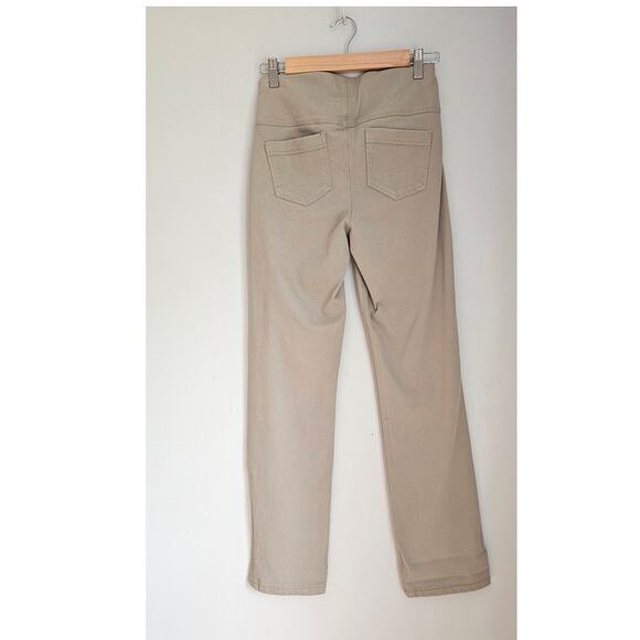 Lysse New York Boyfriend 4X Stretch Tan Denim Jeans Womens Sz S - Picture 3 of 9